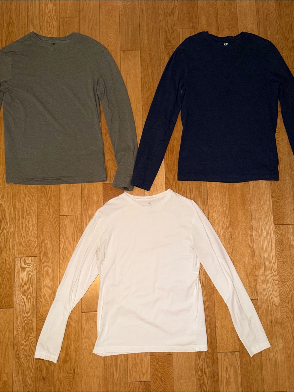 Bundle of 3 H&M Men’s Crewneck Shirt